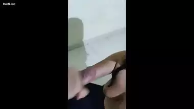 Indian desi wife blowjob and cum eating