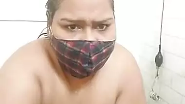 Kajal Kumari Bathing