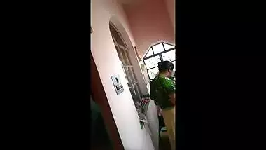 aunty wearing clothes after bath