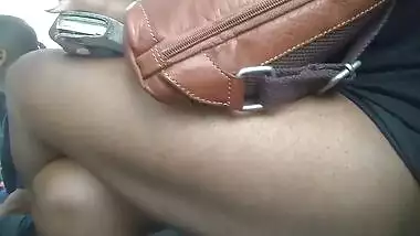 Ebony Candid Showing off