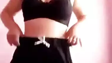 Whorey Indian comes out of shower with naked XXX body and dresses up
