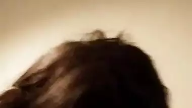 Desi cute teen girl sucking lover cock