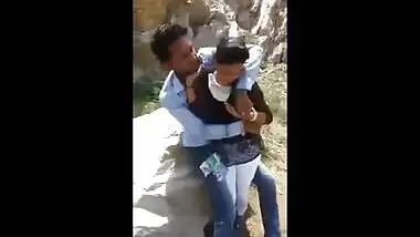 Desi mms sex scandal of South Indian college girlfriend