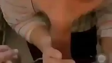 Dehati girl boob feed and dick sucking act