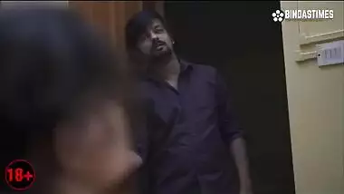 Two amazing Desi whores gets fucked by their young client XXX