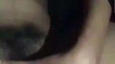Indian fingering ex-girlfriend video call at night