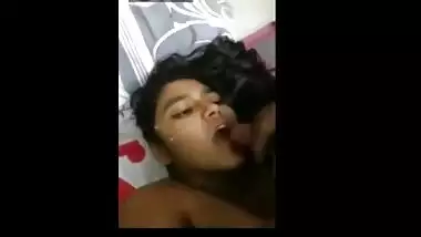 Desi couple Boyfriend and Girlfriend both in a same room