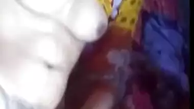 Desi maid Fingering selfie video