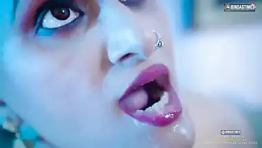 Desi Indian Big Boobs step Mom teaches her StepSon How to fuck when not at home ( Hindi Audio )