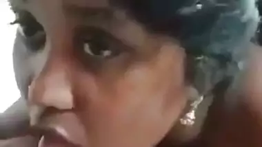 Tamil MILF licks dick with horny and boobs showing