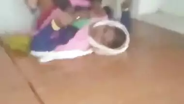 Village aunty boobs press and fucking recorded by other man