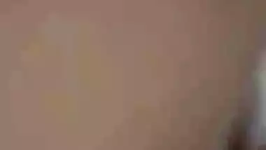 Cute smiling face girl naked on video call to lover