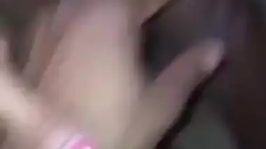 Girl made for sex takes her XXX parts to light and plays with boobs